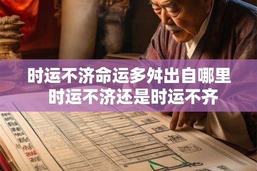 时运不济命运多舛出自哪里  时运不济还是时运不齐