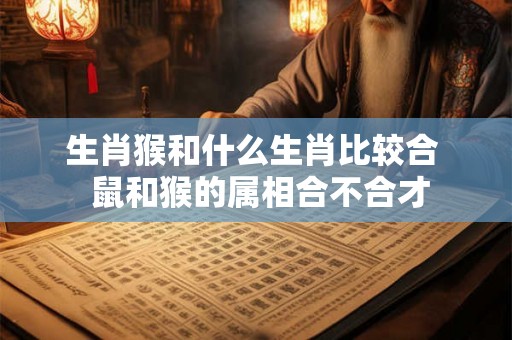 生肖猴和什么生肖比较合 鼠和猴的属相合不合才 生肖猴和什么生肖比较合 鼠和猴的属相合不合才
