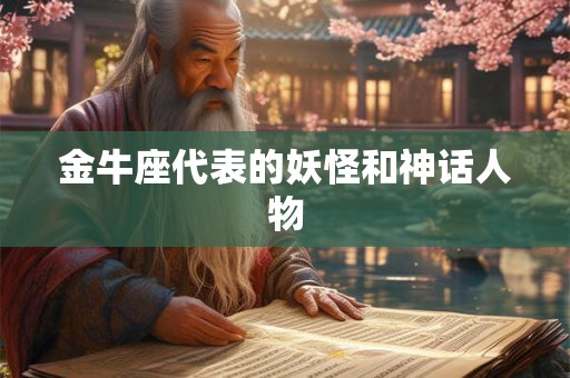 金牛座代表的妖怪和神话人物