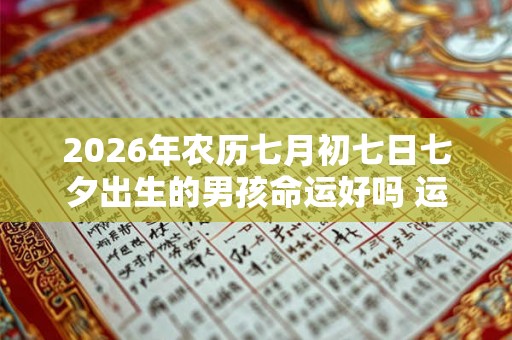 2026年农历七月初七日七夕出生的男孩命运好吗 运势怎么样 2026年农历七月初七日七夕出生的男孩命运好吗 运势怎么样