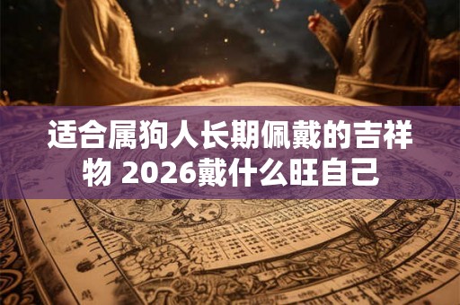 适合属狗人长期佩戴的吉祥物 2026戴什么旺自己