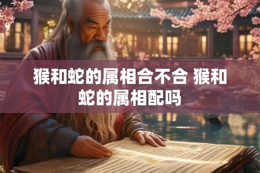 猴和蛇的属相合不合 猴和蛇的属相配吗