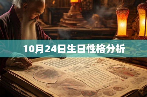 10月24日生日性格分析