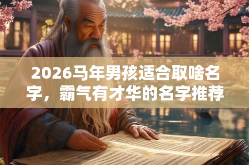 2026马年男孩适合取啥名字，霸气有才华的名字推荐