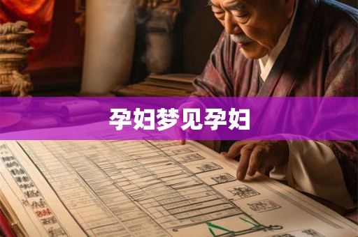 孕妇梦见孕妇