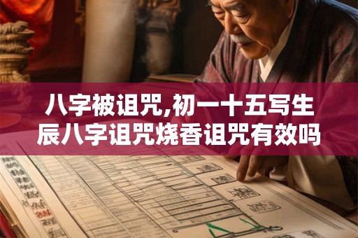 八字被诅咒,初一十五写生辰八字诅咒烧香诅咒有效吗