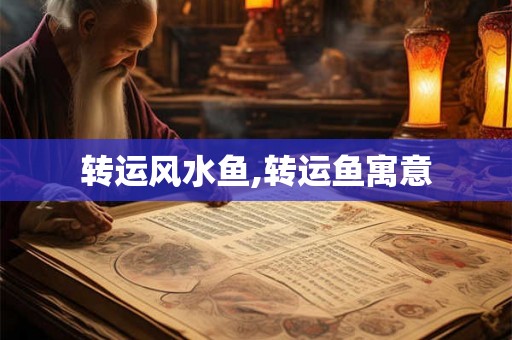 转运风水鱼,转运鱼寓意 转运风水鱼,转运鱼寓意