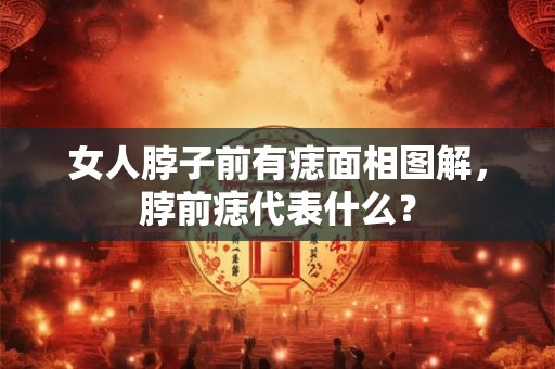 女人脖子前有痣面相图解,脖前痣代表什么? 女人脖子前有痣面相图解,脖前痣代表什么?