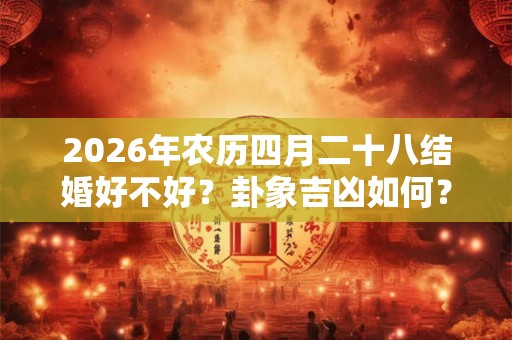 2026年农历四月二十八结婚好不好？卦象吉凶如何？