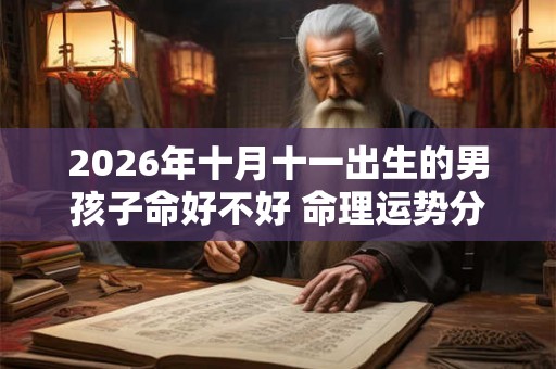 2026年十月十一出生的男孩子命好不好 命理运势分析 2026年十月十一出生的男孩子命好不好 命理运势分析