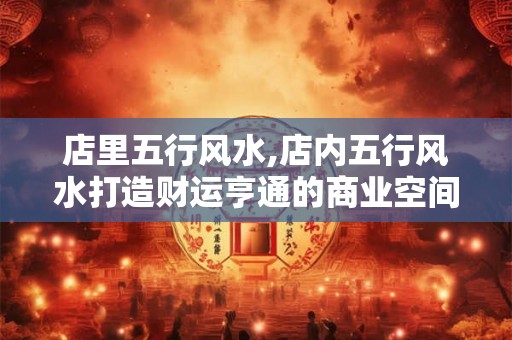 店里五行风水,店内五行风水打造财运亨通的商业空间