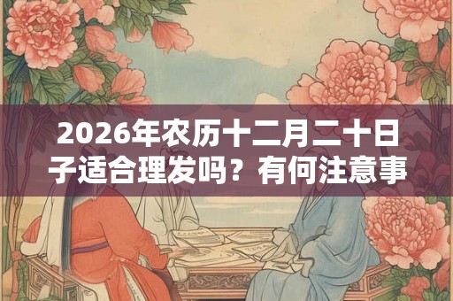 2026年农历十二月二十日子适合理发吗？有何注意事项？