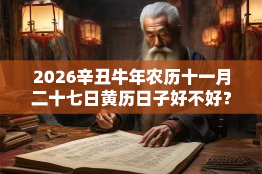 2026辛丑牛年农历十一月二十七日黄历日子好不好？