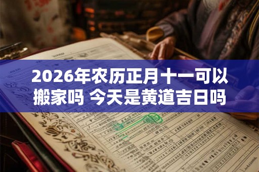2026年农历正月十一可以搬家吗 今天是黄道吉日吗