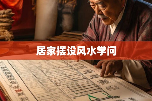 居家摆设风水学问