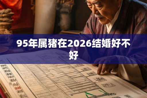 95年属猪在2026结婚好不好