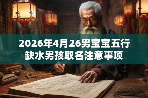 2026年4月26男宝宝五行缺水男孩取名注意事项 2026年4月26男宝宝五行缺水男孩取名注意事项