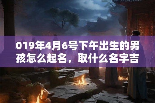 019年4月6号下午出生的男孩怎么起名，取什么名字吉祥？