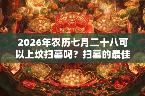2026年农历七月二十八可以上坟扫墓吗？扫墓的最佳时间？
