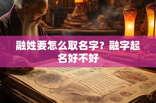 融姓要怎么取名字？融字起名好不好