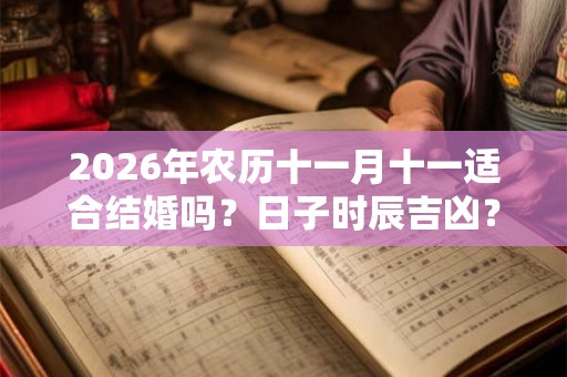 2026年农历十一月十一适合结婚吗？日子时辰吉凶？