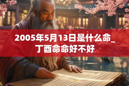 2005年5月13日是什么命_丁酉命命好不好