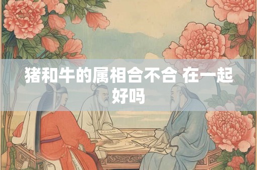 猪和牛的属相合不合 在一起好吗