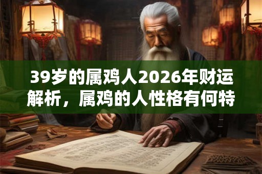 39岁的属鸡人2026年财运解析，属鸡的人性格有何特征？