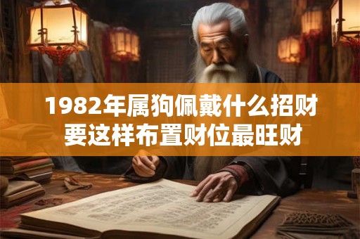 1982年属狗佩戴什么招财 要这样布置财位最旺财