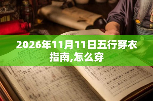 2026年11月11日五行穿衣指南,怎么穿