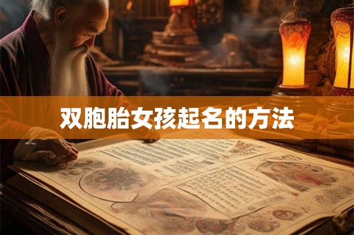 双胞胎女孩起名的方法