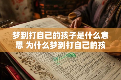 梦到打自己的孩子是什么意思 为什么梦到打自己的孩子