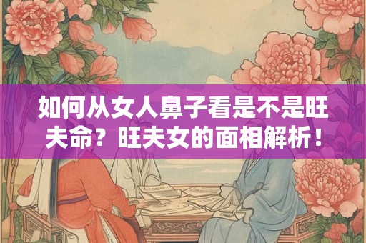 如何从女人鼻子看是不是旺夫命?旺夫女的面相解析! 如何从女人鼻子看是不是旺夫命?旺夫女的面相解析!
