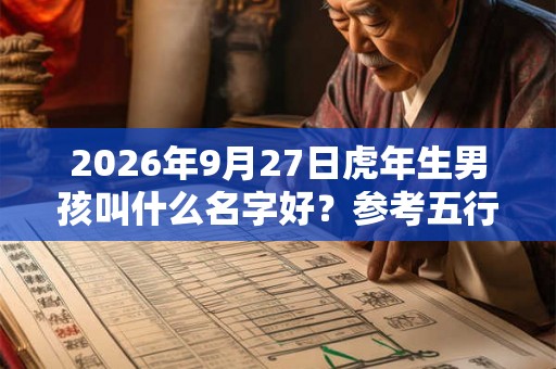 2026年9月27日虎年生男孩叫什么名字好？参考五行八字取名