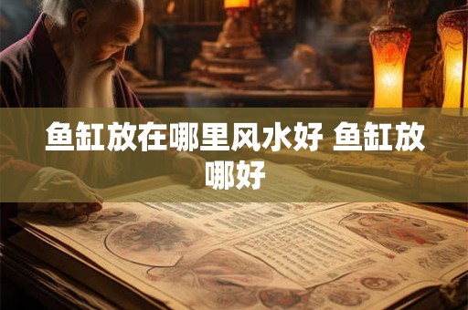 鱼缸放在哪里风水好 鱼缸放哪好