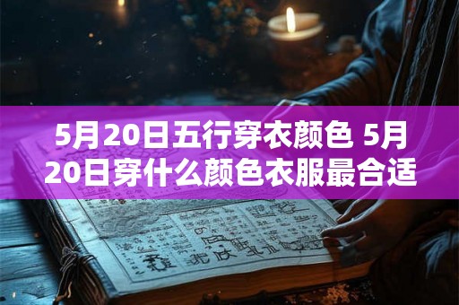 5月20日五行穿衣颜色 5月20日穿什么颜色衣服最合适