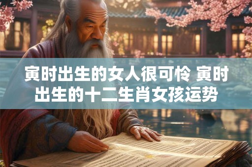 寅时出生的女人很可怜 寅时出生的十二生肖女孩运势