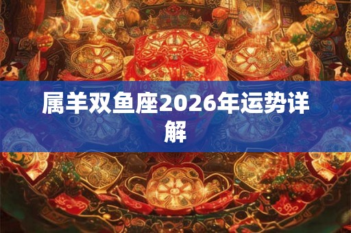 属羊双鱼座2026年运势详解 属羊双鱼座2026年运势详解