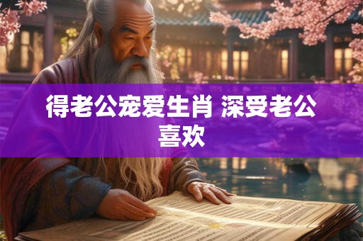 得老公宠爱生肖 深受老公喜欢
