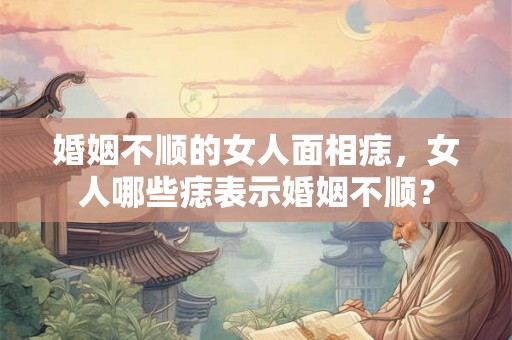 婚姻不顺的女人面相痣,女人哪些痣表示婚姻不顺? 婚姻不顺的女人面相痣,女人哪些痣表示婚姻不顺?