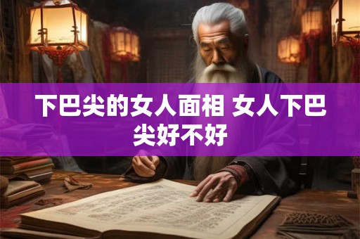 下巴尖的女人面相 女人下巴尖好不好