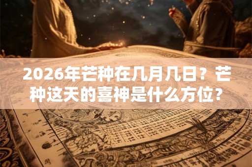 2026年芒种在几月几日？芒种这天的喜神是什么方位？