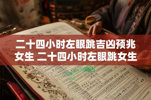 二十四小时左眼跳吉凶预兆女生 二十四小时左眼跳女生吉凶如何
