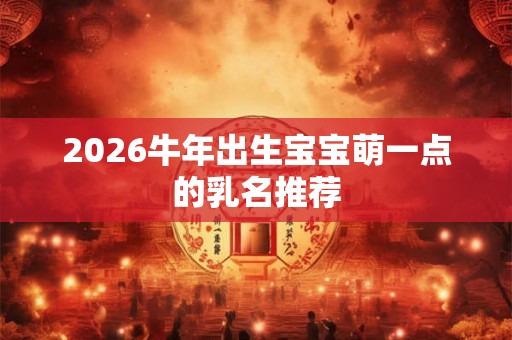 2026牛年出生宝宝萌一点的乳名推荐 2026牛年出生宝宝萌一点的乳名推荐
