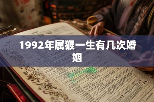1992年属猴一生有几次婚姻