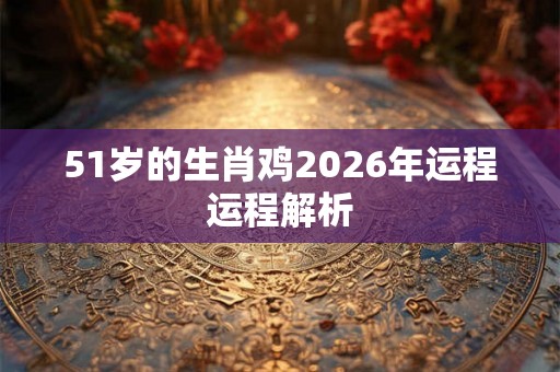 51岁的生肖鸡2026年运程运程解析 51岁的生肖鸡2026年运程运程解析