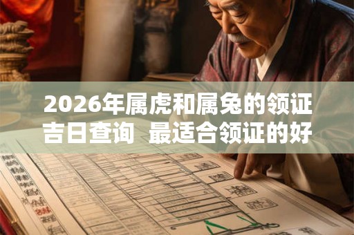 2026年属虎和属兔的领证吉日查询  最适合领证的好日子