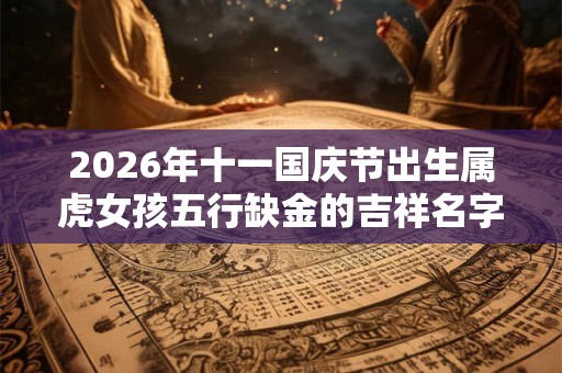 2026年十一国庆节出生属虎女孩五行缺金的吉祥名字