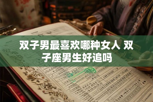 双子男最喜欢哪种女人 双子座男生好追吗 双子男最喜欢哪种女人 双子座男生好追吗