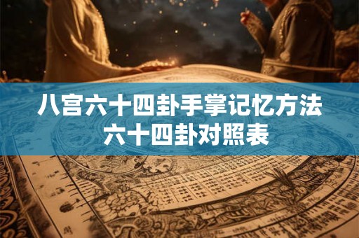 八宫六十四卦手掌记忆方法 六十四卦对照表 八宫六十四卦手掌记忆方法 六十四卦对照表
